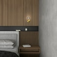 thumbnail image 4 of Ozarke Lux Mini Wall Light Modern Lighting Fixtures, Warm 3000K - Gold, 4 of 8