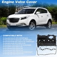 thumbnail image 2 of Tapa de válvula del motor Unique Bargains con junta para Hyundai Sonata 2015-2019 Santa Fe para Kia 2.0L 2.4L para Kia Sportage 2017-2022 224002GGB0/224102GGA1, 2 of 7