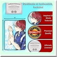 thumbnail image 3 of Heroic Comfort: Shoto Todoroki Fleece Throw Blanket - 45x60 inches, Perfect for Bed or Couch, MHA Anime Decor, 3 of 4