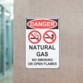 thumbnail image 1 of Minkissy Public No Smoking Sign Warning Sign White Iron Rectangular 1Pack, 1 of 5