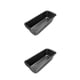 thumbnail image 1 of Advancent Molde Rectangular para pan tostado resistente a altas temperaturas, molde para hornear pan, moldes para magdalenas, suministros de negro L 2piezas, 1 of 6