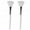 B, variant on Mightlink 2Pcs Silicone Face Mud Film Brushes Plastic Long Handle Mud Masque Hairless Brush Face Cleaning Cream Moisturizers Applicator Tool