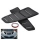 thumbnail image 3 of Scienceny Paquete de 2 rejillas de ventilación universales para capó de coche, adornos de capó de refrigeración de durabilidad negra, accesorios Vehículos, repuestos y accesorios Mis Scienceny VI014361-00B, 3 of 6