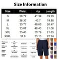 thumbnail image 3 of Ovticza Womens 12" Bermuda Shorts Knee Length with Pockets High Waisted Stretchy Casual Walking Long Shorts for Women Light Purple M, 3 of 4