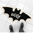 thumbnail image 1 of Unwelcome Bat Door Mat, Gothic Bath Mat Bathroom Rugs Horror Rug Door Halloween, 1 of 5