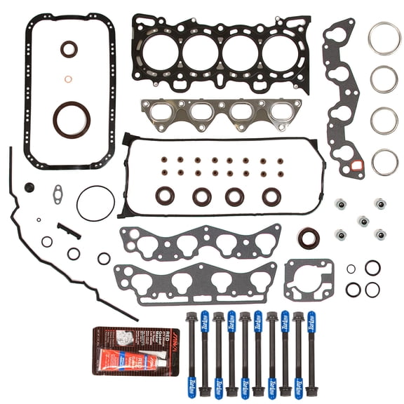 Evergreen FSHB4029C Full Gasket Set Head Bolts Fit 96-00 Honda Del Sol VTEC 1.6L D16Y5 D16Y8 16V