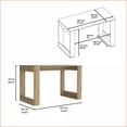 thumbnail image 5 of Desks, Modern 47.2"W x 23.6"D Computer Desk with Ample Worksurface | Light Oak | Particle Board, 5 of 7