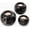 Black, variant on Radicaln White Marble 4 inch Tealight Candle Holders Set of 3 - Stone Votive Candle Holders & Home Décor Table Centerpieces for Party Events