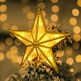 thumbnail image 2 of Cheapark Christmas Tree Top Star Light Five-Pointed Decorative Light For Xmas Tree Atmospheres, 2 of 6