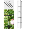 thumbnail image 3 of Support Frame Plants Stand Garden Climbing Rack Vine Home Decor Plastic Clinging Roses Black Adjustable Rose Trellis, 3 of 5