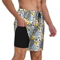 thumbnail image 2 of Fotbe Sea Turtle Traje de Baño para Hombre – Shorts de Natación de Secado Rápido con Forro y Bolsillos-Large, 2 of 6