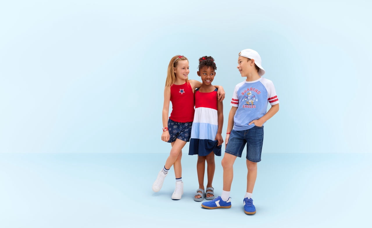 Way to Celebrate Boys Short Sleeve Americana T-Shirt, Sizes 4-18 & Husky