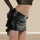thumbnail image 5 of Falda casual de mujer Slim Fit Falda metálica de verano Sexy Tie Up Night Club Outfit FLhrweasw Nuevo, 5 of 7