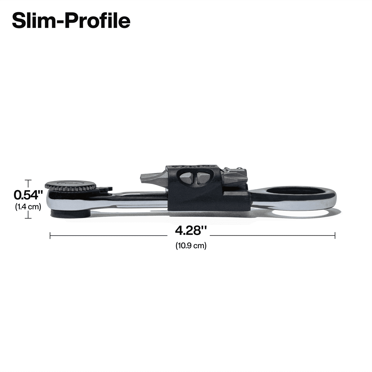 Klein Tools Slim-Profile Magnetic Mini Ratchet