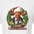 thumbnail image 3 of National Lampoon's Christmas Vacation - Clark Holiday Wreath - Juniors Cropped Cotton Blend T-Shirt, 3 of 5