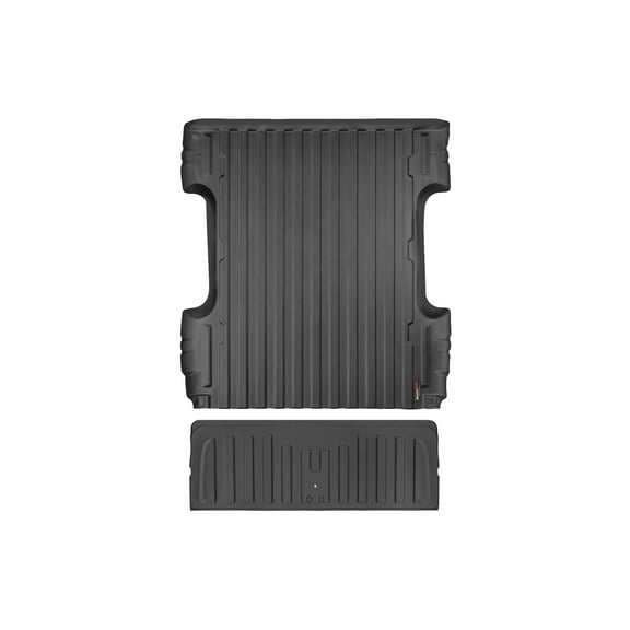 WeatherTech TechLiner Truck Bed Liner compatible with Sierra 1500, Sierra, Silverado, Silverado 1500 - Complete Set (Bed Liner and Tailgate Liner), Black