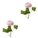 thumbnail image 3 of Toystoory Ramo de flores de seda de peonía artificial, decoración para el hogar y la Oficina, decoraciones de boda rosa 2piezas Toystoory CBP003113, 3 of 5