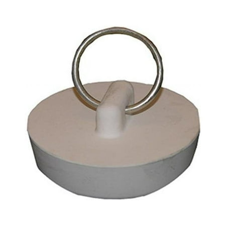 

02-3207 White Hollow Rubber Sink Stopper - Pack Of 6