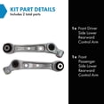 thumbnail image 2 of Trq Juego De Brazo De Control Inferior Delantero Del Lado Del Conductor Y Del Pasajero Inferior Hacia Atrás Compatible Con Bmw 535I Gt Xdrive 2010-2015 550I Gt Xdrive 2015 740Ld Xdrive 2013-2015 740Li, 2 of 5