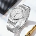thumbnail image 4 of SKMEI Watch for Men Analog Quartz Luminous Business Watches Waterproof Stainless Steel Casual Date Men Wristwatch, 4 of 4
