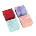 thumbnail image 1 of Luxury Gift Box for Jewelry Storage and Travel with Assorted Colors Paper Made 24 Pieces, 1 of 9