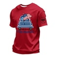 thumbnail image 4 of LWavelet Mens American Flag Shirt 4th of July T-Shirt USA Flag 1776 Patriotic Tee Memorial Day Tops, 4 of 5