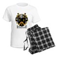 thumbnail image 4 of CafePress - Hopkins Coat Of Arms Women's Light Pajamas - Women's Short Sleeve Print T-Shirt and Pants Light Cotton Pajama Set, 4 of 7