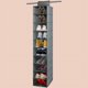 thumbnail image 1 of 1 zapatero de 10 contenedores (paquete de 1) – Almacenamiento de zapatos colgante de fibra sintética – Estante colgante para bolsos, zapatos, etc., 1 of 4