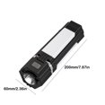 thumbnail image 1 of ABS Flashlight Multifunctional Type-C Charging Battery Rechargeable Power Display Camping Powered Rechargeable Foldable Camping Electric Torch Lighting Tool, 1 of 9