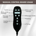 thumbnail image 7 of Domi Bonn Brown PU Single Motor Power Lift Recliner Chair with Massage and Heat for Elderly, Heavy Duty Motion Mechanism and One USB for Charging, Max Reclining Angle 155°, Brown, 7 of 7