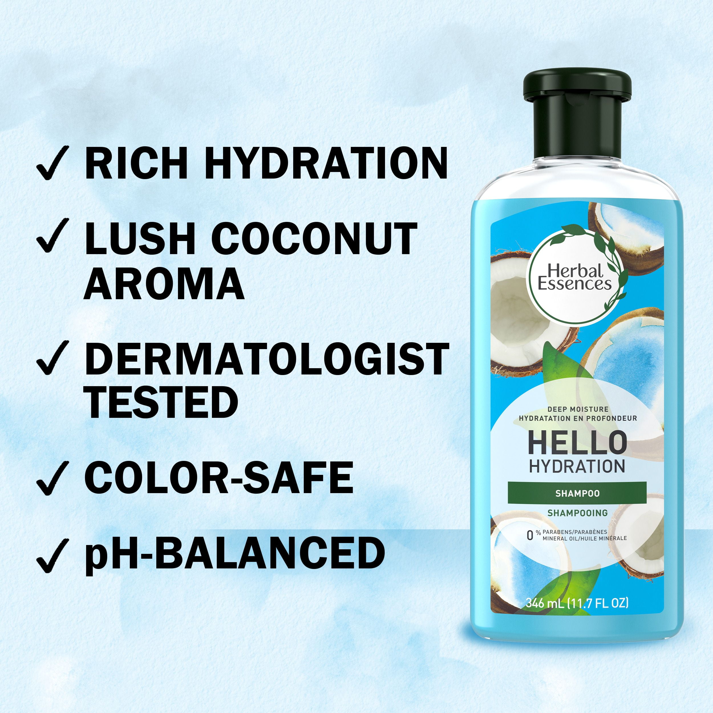 Herbal Essences Hello Hydration Shampoo and Body Wash Deep Moisture for Hair