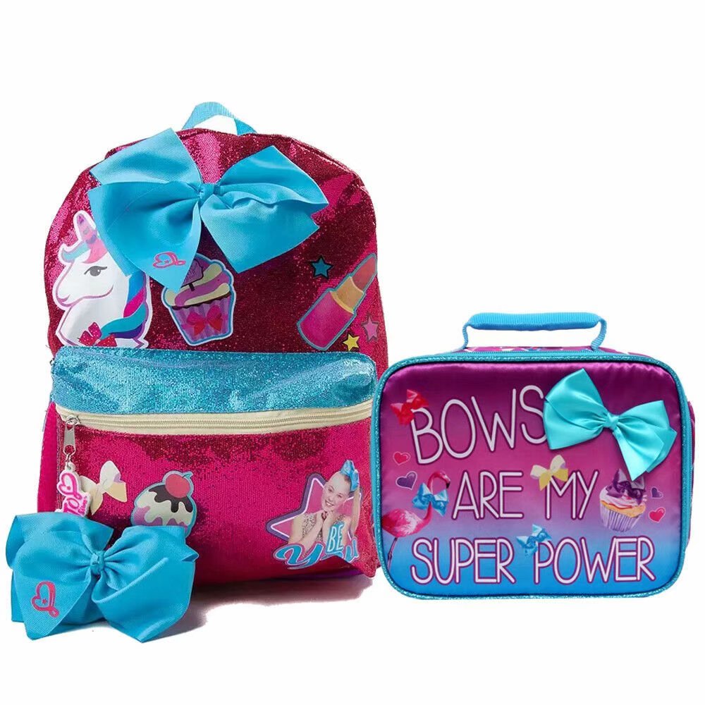 JoJo Siwa JoJo Siwa Just Be You Glitter Backpack with Jojo Bow Hair