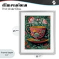 thumbnail image 4 of Stupell Industries Bohemian Together We Sip & Rise Gray Framed Print Under Glass, 17 x 21, by Sara Culpepper, 4 of 8