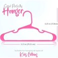 20 Pack Kids Hangers 11.5 Inch Plastic Baby Hangers for Closet