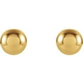 thumbnail image 2 of 14k Yellow Gold 3mm Polished Ball Earring - .3 Grams, 2 of 2