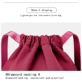 thumbnail image 4 of Bolso de mochila del gimnasio Fiudx cordón mini viaje Daypack, 4 of 5