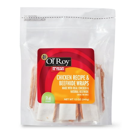 Ol' Roy Chicken and Beef Flavor Dog Chews, 24 Pack