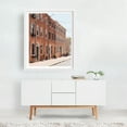 thumbnail image 2 of Newburyport Brick 02 - Newburyport Massachusetts Photography Architecture Street Photography Cityscape Vintage White Framed Wall Art Print 12 x 16 inches, 2 of 3