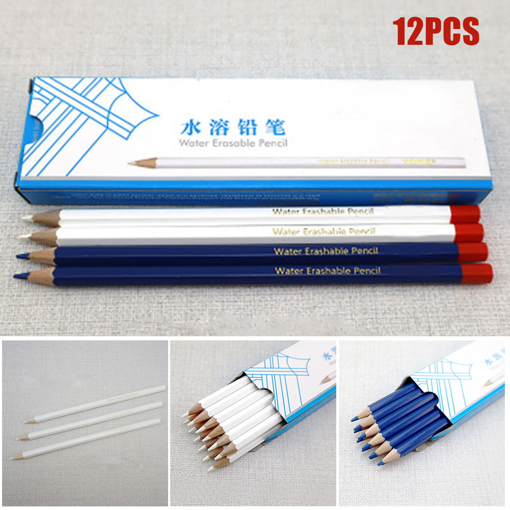 44pcs Sewing Tailoring Tools Kit Including 20pcs Tailors Chalk 12Pcs 6 Color Sewing Mark Pencils 12Pcs 5 Color Disappearing Erasable Fabric Marker Pens for Sewing Marking Quilting Dressmaking 