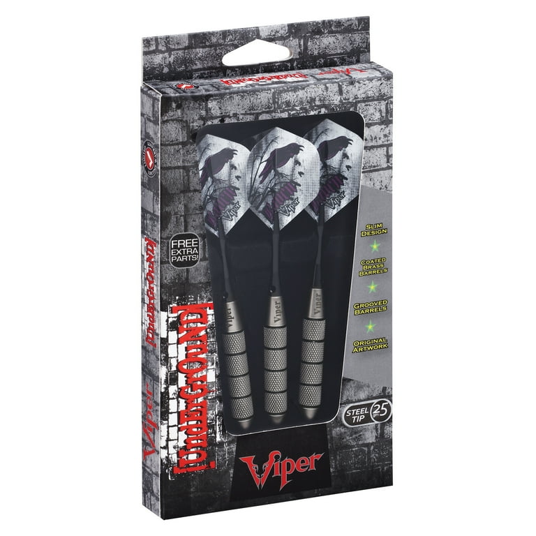 Viper Underground Raven Steel Tip Dart Set, 25 Grams