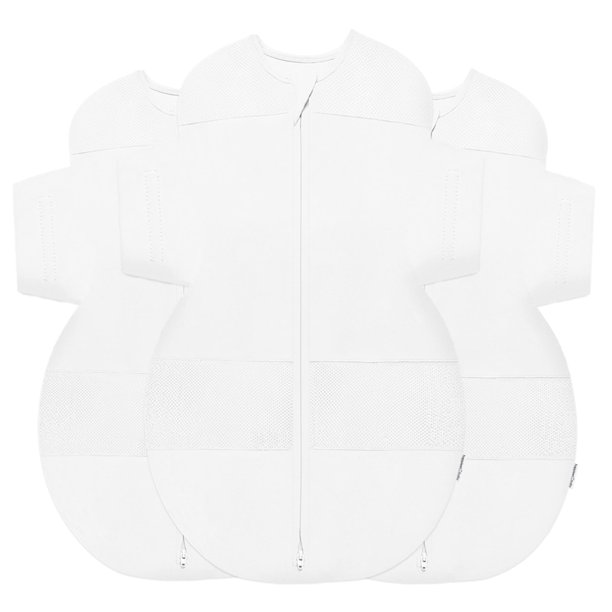Saco de dormir Blanket Happiest Baby SNOO de algodón orgánico, paquete de 3 unidades