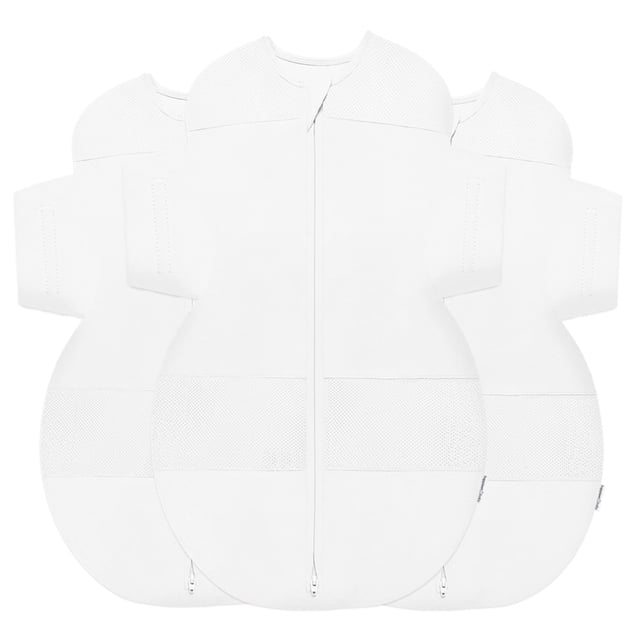 Saco de dormir Blanket Happiest Baby SNOO de algodón orgánico, paquete de 3 unidades