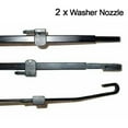 thumbnail image 4 of 2 x Front Windshield Washer Nozzles Jet Spray For 12mm Wiper Arm Van Trunk, 4 of 5