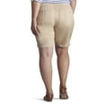 thumbnail image 2 of Lee Women's Plus Size Avery Knit Relaxed Cargo Bermuda Short, 2 of 4