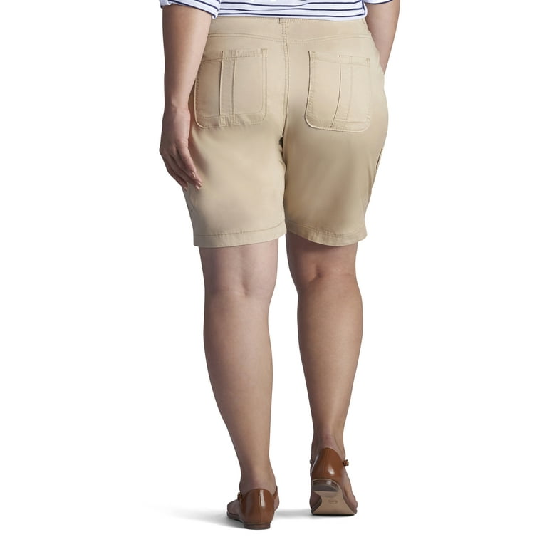 Women's lee avery comfort waist cargo bermuda shorts discount