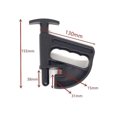 thumbnail image 4 of High-Quality Tire Changer Bead Clamp For Quick Tire Change, Heavy Duty Drop Center Tool, Universal Rim Clamp Black 155*130Mm, 4 of 5