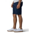 thumbnail image 2 of Lee Men's Walker Flat Front Stretch Twill Short - Navy Dash, Navy Dash, 40, 2 of 3