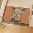 thumbnail image 2 of Bowayaoa Upland Cow Shape Non-Slip Bathroom Rug Cute Bedside Mat Soft Absorbent Doormat for Living Room Home Decor, 2 of 7
