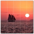 thumbnail image 1 of Picture-Tiles.com: Boat Ceramic Tile Wall Mural WAL500222-55L. 40"W x 40"H using (25) 8" x 8" Ceramic Tiles-Satin Finish, 1 of 3