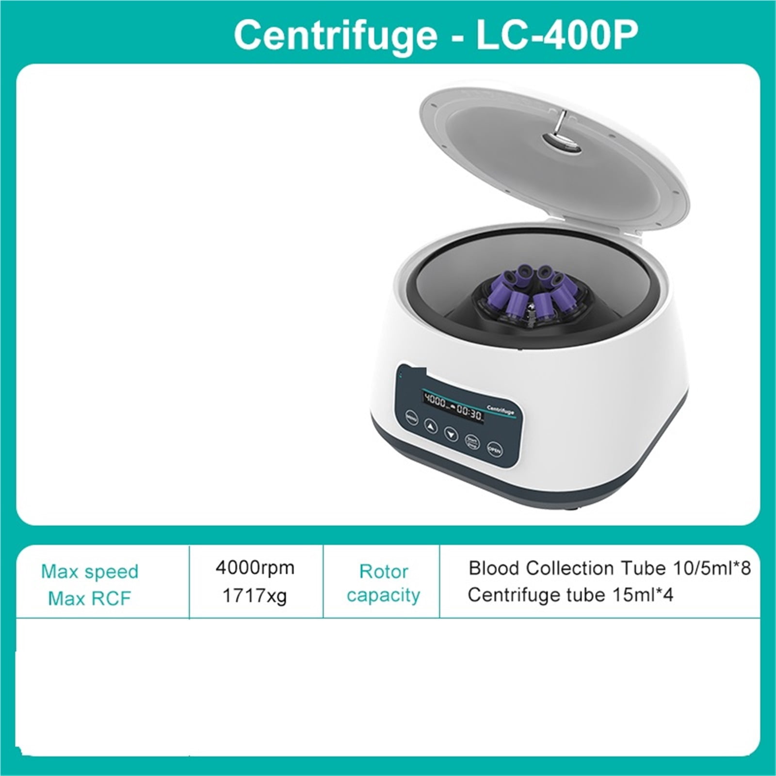 Centrifuge Laboratory Cgf Centrifuge Machine 5/10ml Collection Tube 15ml Centrifuge Tube 1717xg 4000rpm ,Efficient Separation